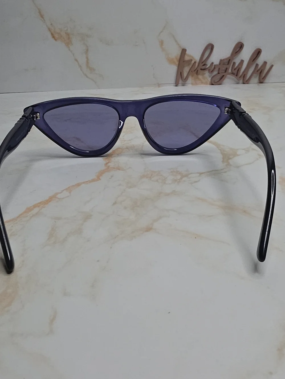 JIMMY CHOO X Sienna Miller sparks Purple cat-eye sunglasses New Without Case